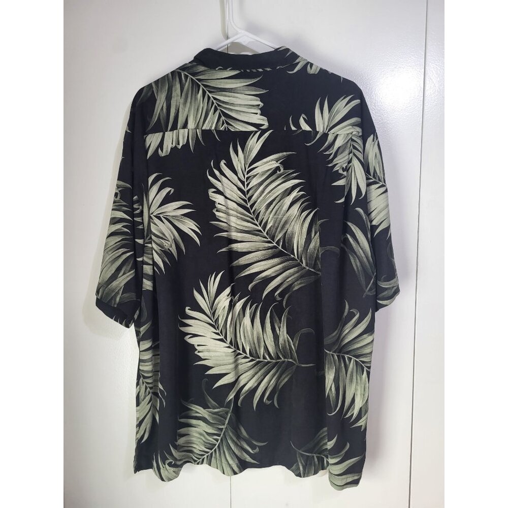 Tommy Bahama Men's XL Silk Tropical Palm Resort Button Up Shirt Travel Hawaiian - Picture 2 of 6